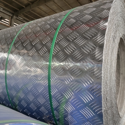 1090 0,8 mm Stucco Embossed Aluminium Coil Işıklandırma İçin